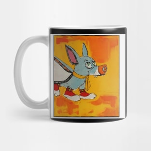 dog in abstract style Mug